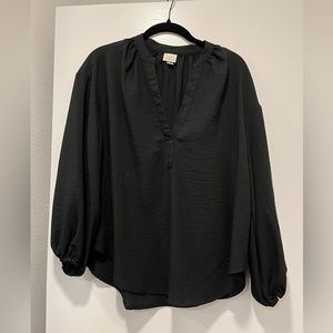 Black Striped Blouse